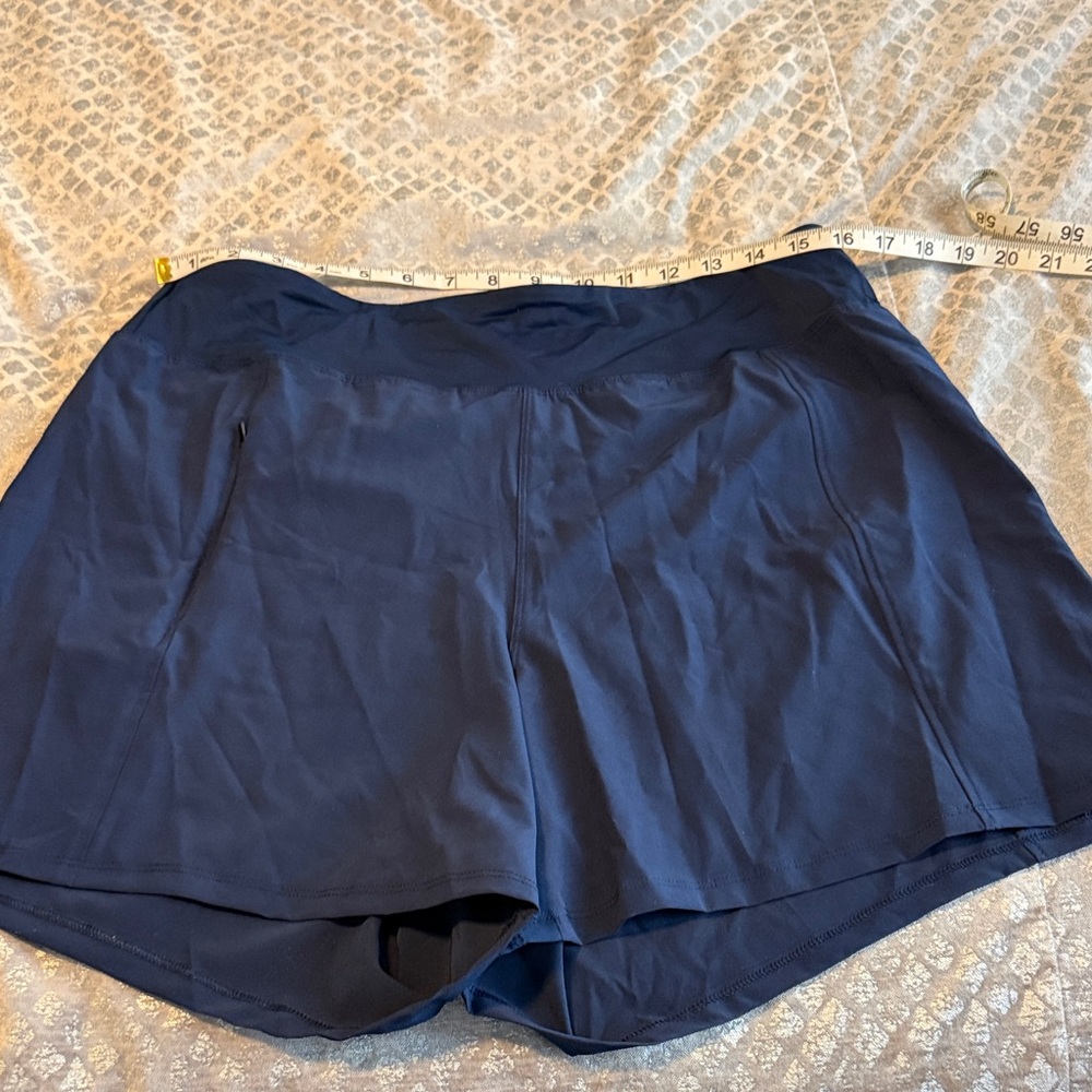 Hurley Women's Navy Athletic Swim Shorts
